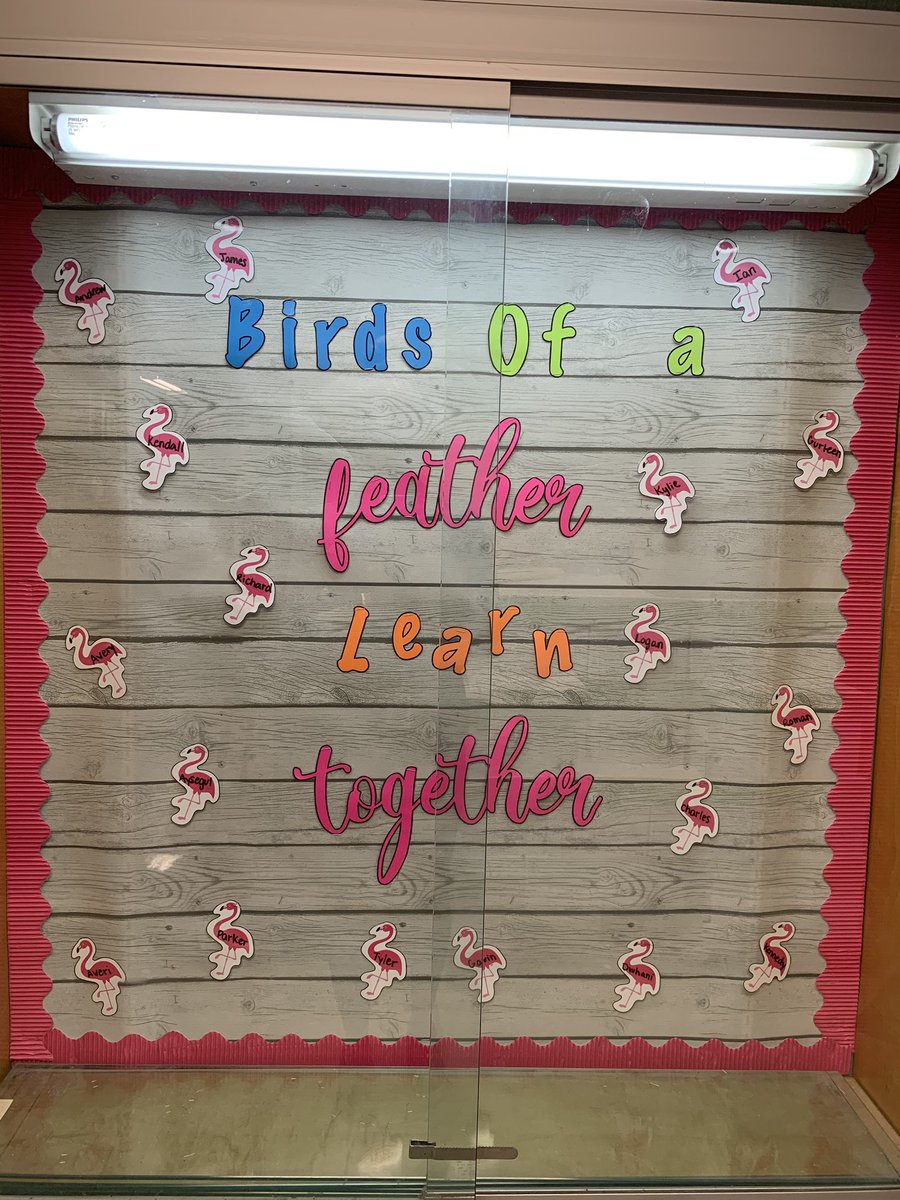 Whether we are virtual or in-person we will learn together.💖 #kinderchat #kindergarten #bulletinboard #kindergartenteacher #classroom