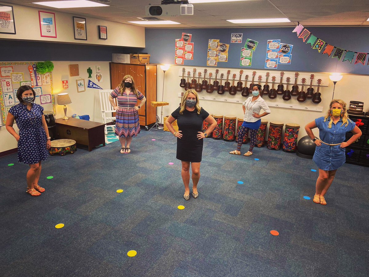 The <a href="/LWNKCSD/">Linden West NKC</a> Encore team is READY for the 20-21 school year!!!! @LWPawPride @LWestCounselor <a href="/Jamiedawson35/">Jamie dawson</a> <a href="/ChaceySteen/">Chacey Steen</a> <a href="/MascalsR/">KatieMascal</a> and <a href="/dwhelch890/">Dustin Whelchel</a> (who was nice enough to take the photo for us) 💙🐾💛