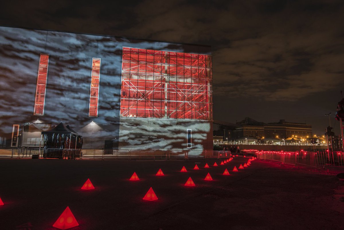 BMLBlackbird's tweet photo. Our partners at Pier 17, Duggal Greenhouse and The Altman Building all participated in #RedalertRESTART and lit their buildings RED as a show in solidarity.  Swipe for photos ❤️

#bmlblackbird #duggalgreenhouse #thealtmanbuilding https://t.co/fhMWLcXJI7