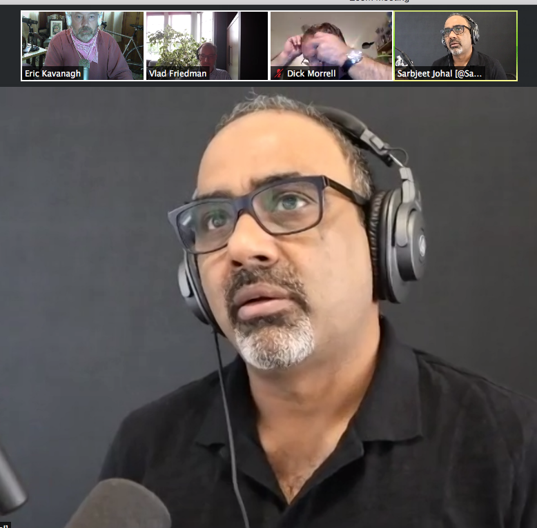 eric_kavanagh's tweet photo. And... we're LIVE! Talking all about #DataExchanges
Some cool companies doing this stuff: @awscloud is a leader, and @snowflakeDB also doing some stuff. We have great guests today: https://t.co/Ab3xHc4E2G
@sarbjeetjohal @ThatPodcastChap @DataBank_Ltd https://t.co/UmIETnoKh8