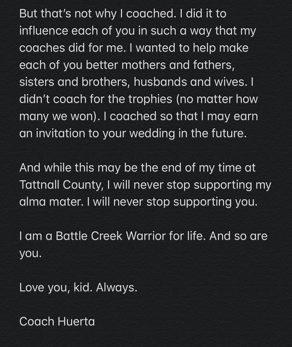 jhuer_ta's tweet photo. An Open Letter to My Athletes: https://t.co/jOrLW1MYTX