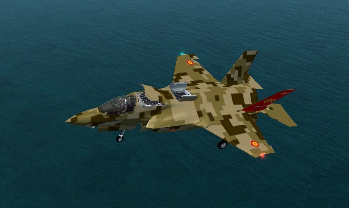 FLOANVirtual's tweet photo. #F35BCombatReady ✈⚔ 🐍05A &amp; 🐍86, pilotos de nuestra #NovenaEscuadrillaVirtual 🇪🇸, realizan el curso de adaptación al #LockheedMartin #F35B #LightningII ✈, el cual se desarrolla en #MCASBeaufort (#KNBC - #SouthCarolina 🇺🇸) &amp; #IVAOUSA 🇺🇸 durante este mes de septiembre. https://t.co/2foIiBGtGy