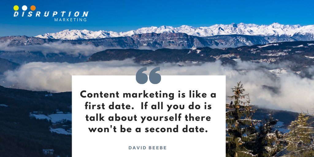 getdisruptive's tweet photo. Don't create content that is only about you.
Let us create content that is about the customer.
https://t.co/86DtLmN5nY
#marketing #smallbusinessmarketing #smallbusiness #contentmarketing https://t.co/SMMz62GAlR