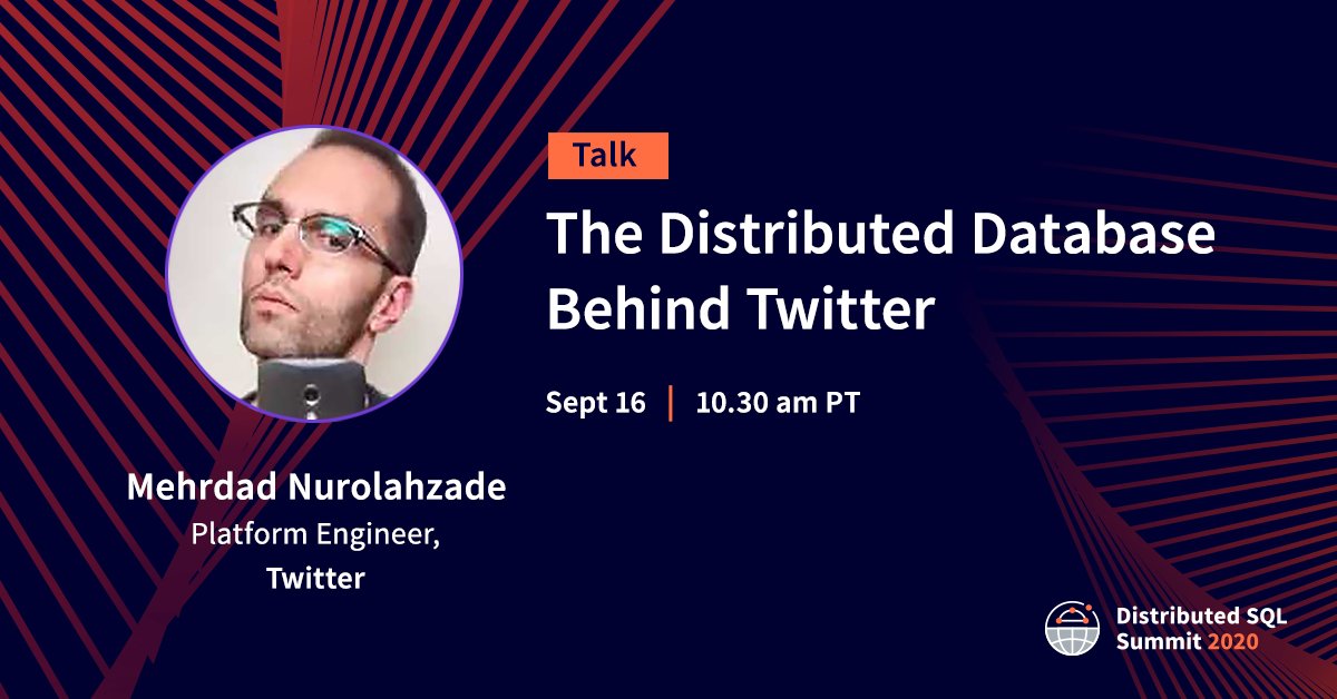 YugabyteDB tweet media