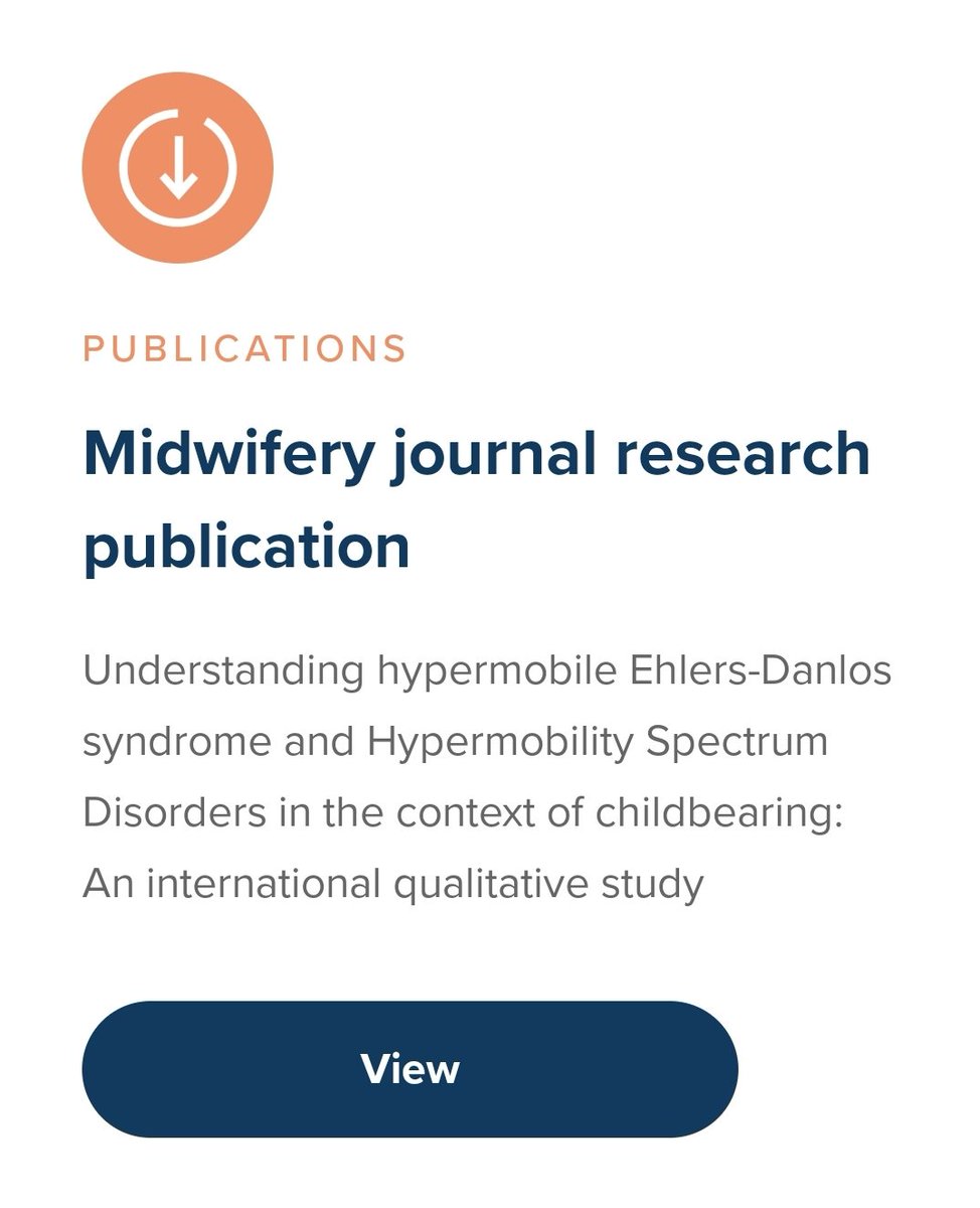 GemmaSPearce's tweet photo. FREE FULL COPY of publication on people's experiences of pregnancy, birth & beyond with hEDS & HSD https://t.co/ScFsgVGL7L
@SallyPezaro @DrEReinhold @hEDStogether #EDSmaternity #hypermobile #EhlersDanlosSyndrome #Hypermobilityspectrumdisorders https://t.co/24iwh6E0lx