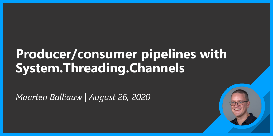 ParticularSW's tweet photo. "Is there an async producer/consumer collection these days in .NET?" "Why yes, there is!" Producer/consumer pipelines with System.Threading.Channels by @maartenballiauw — https://t.co/427twfbFNk https://t.co/V69wE4F4Xg