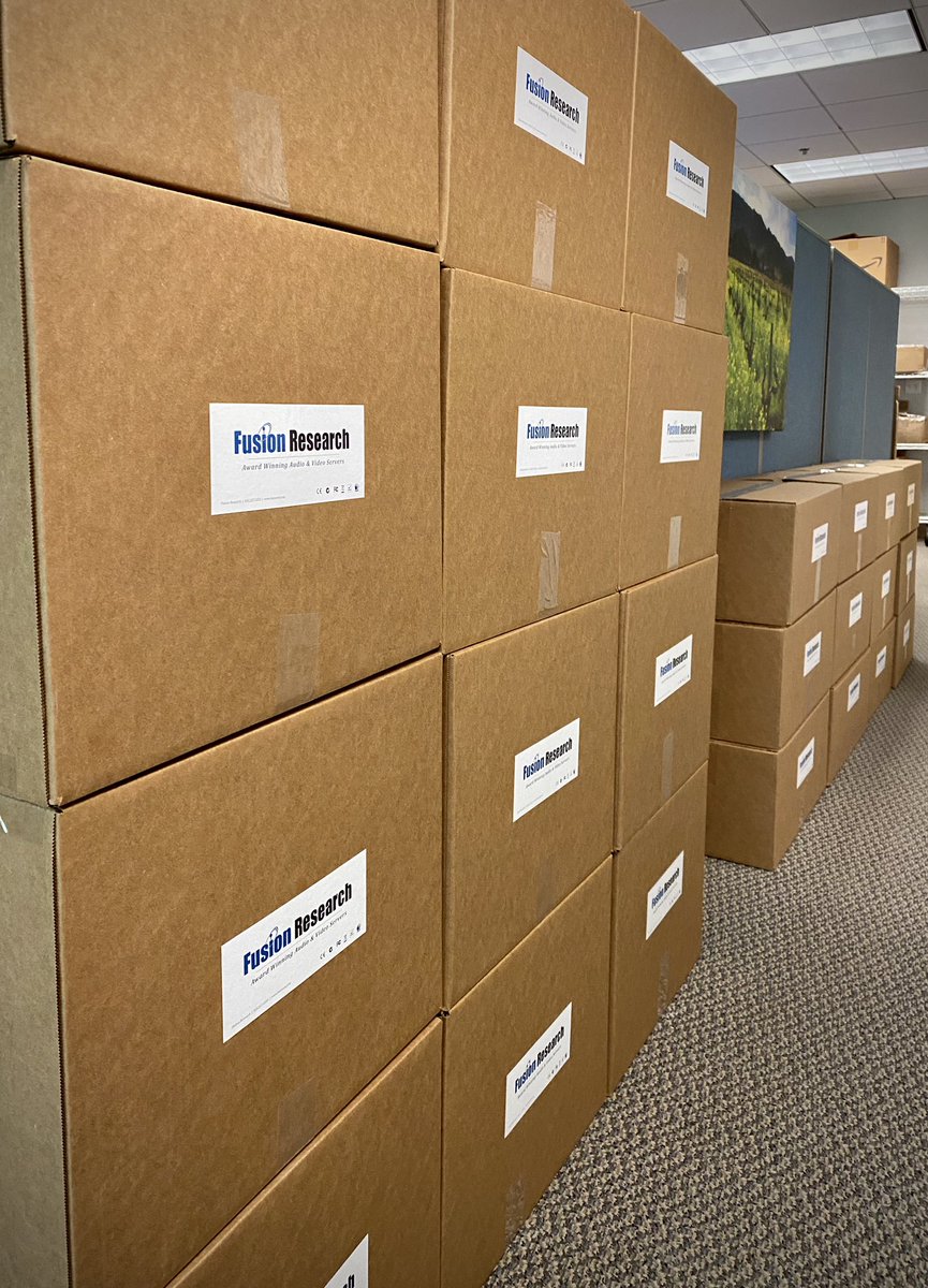 Hey @elancontrol, we’ve got your music servers coming... hang in there!  #elan #nortek #spotify #soundmachine #fusionresearch #musicserver #musicstreamer #streaming #residential #commercial #integration