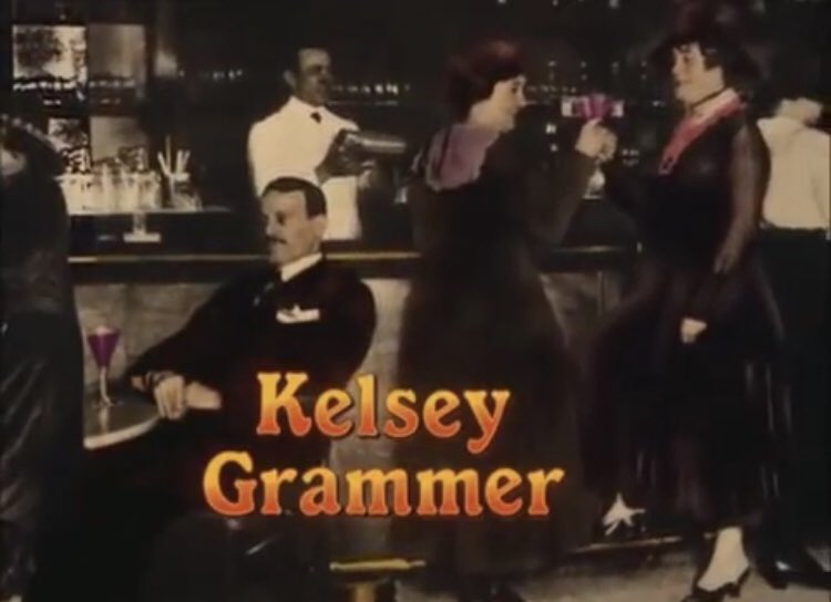 CreditsScore's tweet image. The guy on Kelsey Grammer’s credit in the Cheers opening is me at every social gathering ever.