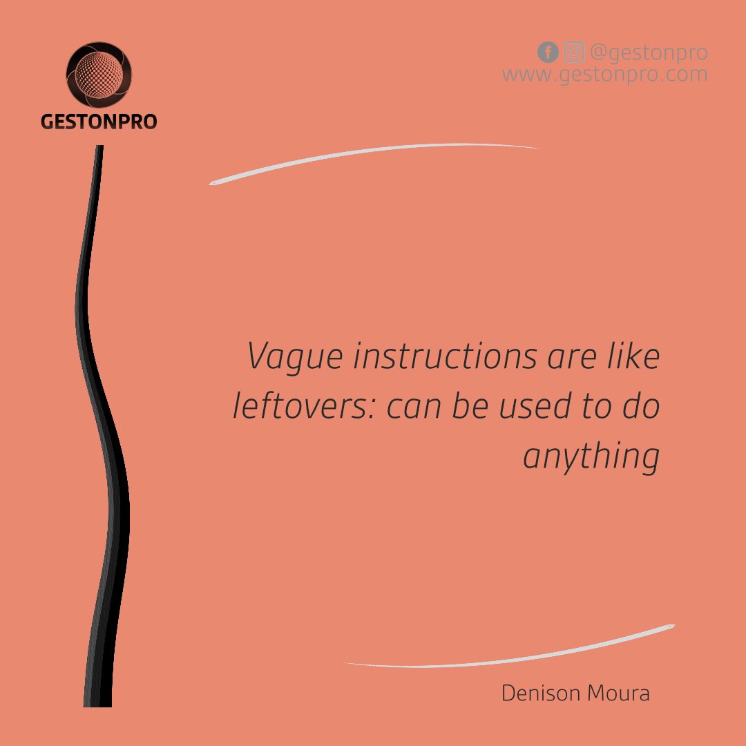 🇺🇸  Vague instructions can be interpreted in several different ways
#integration #communication #instructions #demanding #vague #understanding #assuming #followupquestions #values #consulting #coaching #positivity #dailyquotes #motivation #personalgrowth #positivethinking