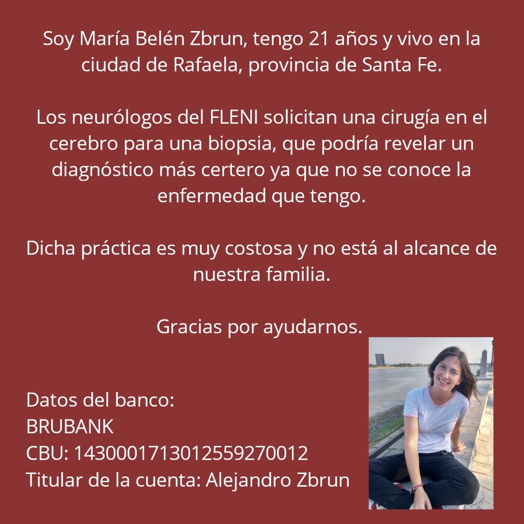 _xemmanuel's tweet photo. Hola! A una amiga le tienen que hacer una biopsia en la cabeza y el tratamiento es muy caro y la obra social no cubre. Cualquier ayuda es bienvenida.

Nos ayudan difundiendo! Muchas gracias 💘💪🏽 https://t.co/v9gFIQ8bRJ