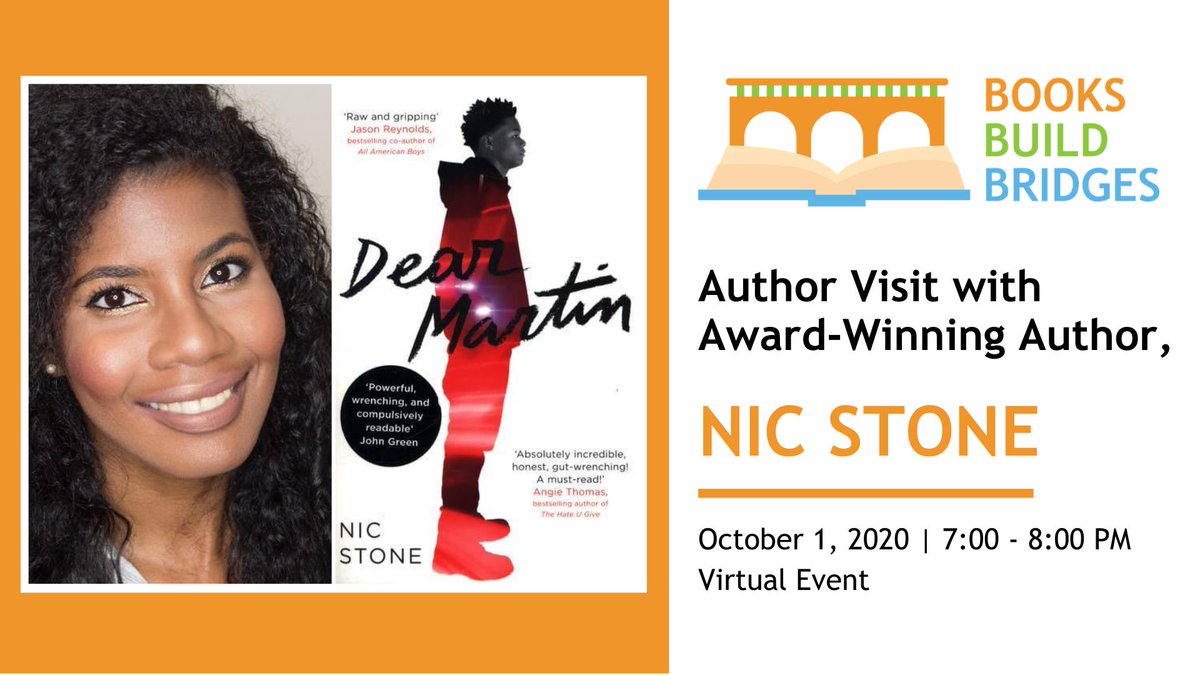 Best-selling author, Nic Stone, will join us virtually for our Books Build Bridges community reading initiative. 

Please register here: hepl.evanced.info/signup/EventDe…