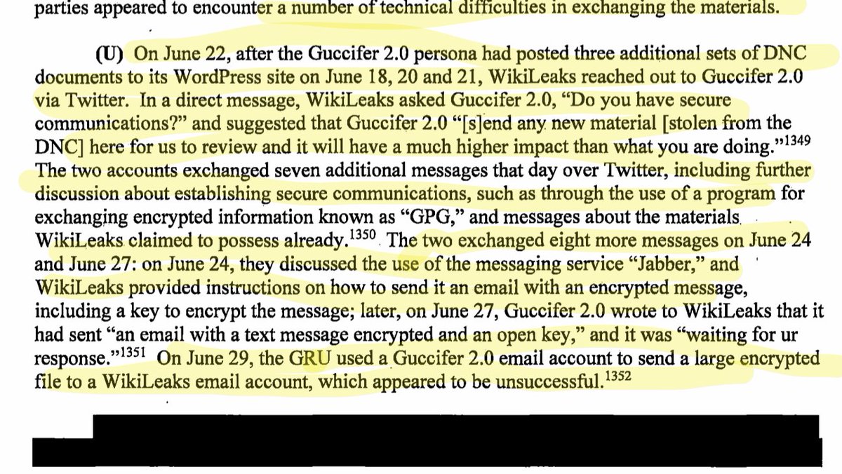 We also know the Russians had a really hard time transferring huge amounts of data to WikiLeaks in June. This appeared rather keystone copish in the Senate report. Having a server would presumably help if transferring large amounts data back and forth b/w Trump camp and Moscow