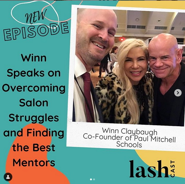 WinnClaybaugh's tweet photo. Such an honor to be featured on the #LashCast Podcast! We discussed the right mindset for getting through difficult times (like Covid-19), finding mentors, the importance of systems, dealing with gossip, and more! Now playing on Apple Podcast: https://t.co/iqHdi5pSFT https://t.co/RMtkAFz4D8