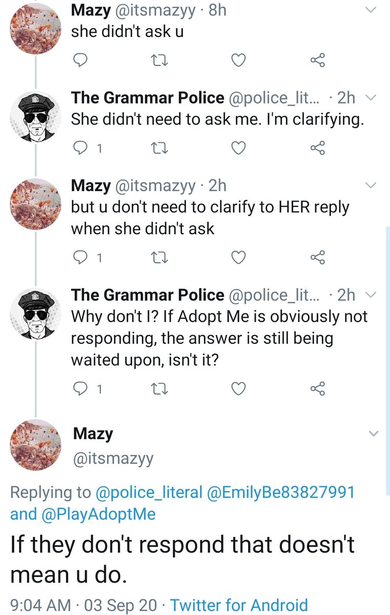 The Grammar Police Police Literal ট ইট র - grammar police roblox