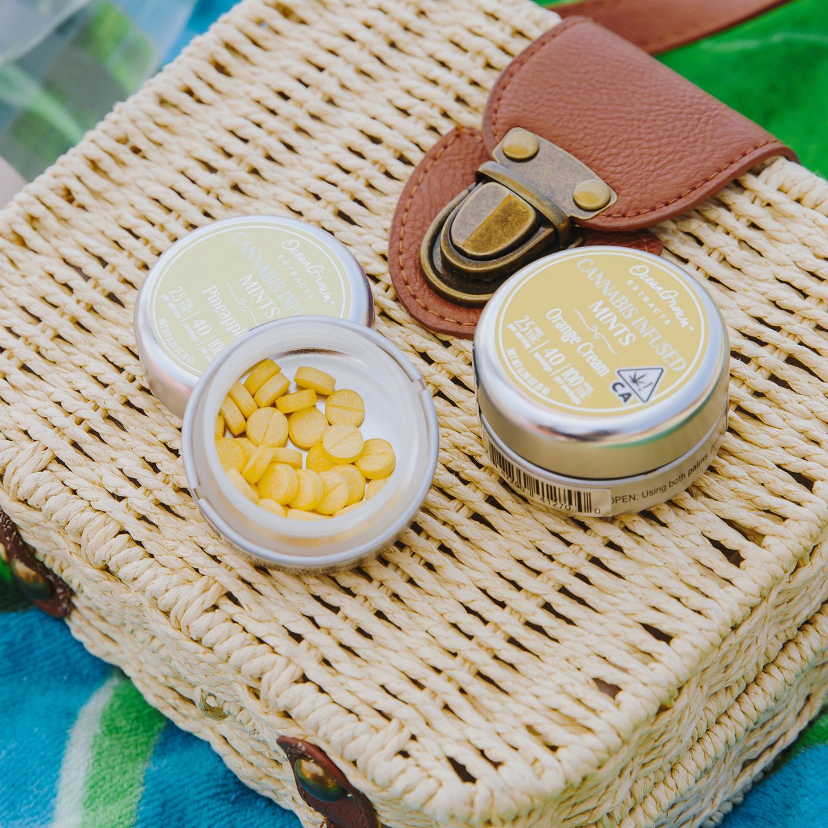 OGextracts's tweet image. On the go essentials made easy for any Summer outing☀️ Micro dose in each bite with 2.5mg THC Per Mint 🍍🍊
#OceanGrownExtracts #wellness #Summer #edibles #lifestyle #cannabiscommunity