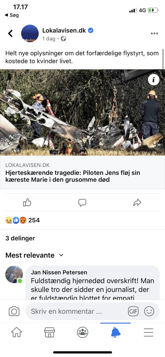 Christoffer_SM's tweet photo. Mangel på empati, med en sådan overskrift, skal man lede længe efter!🤦🏽‍♂️ Imponerende ringe journalistik af  @LokalavisenDK #dkmedier https://t.co/lj7f4E4P5S