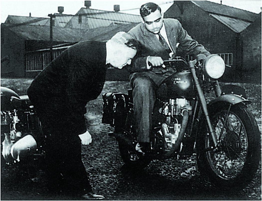 3/ In 1952 the Royal Enfield Bullet was chosen as the most suitable bike for the job.