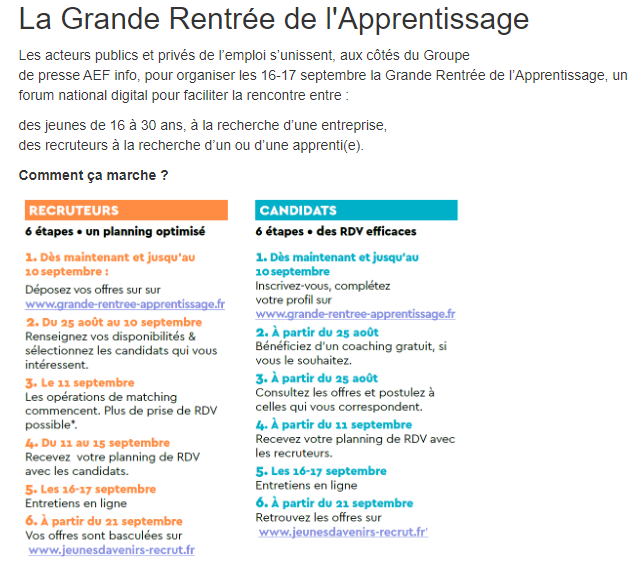 MLviva94's tweet photo. Le salon Jeunes d'Avenir des 15 et 16 septembre (et non le 16/17 comme annoncé précédemment) au Paris Event Center, La Villette, Paris 19ème
Le salon Paris pour l'Emploi des 8 et 9 octobre, Place de la Concorde, Paris 8ème https://t.co/TpzNLhFa4m