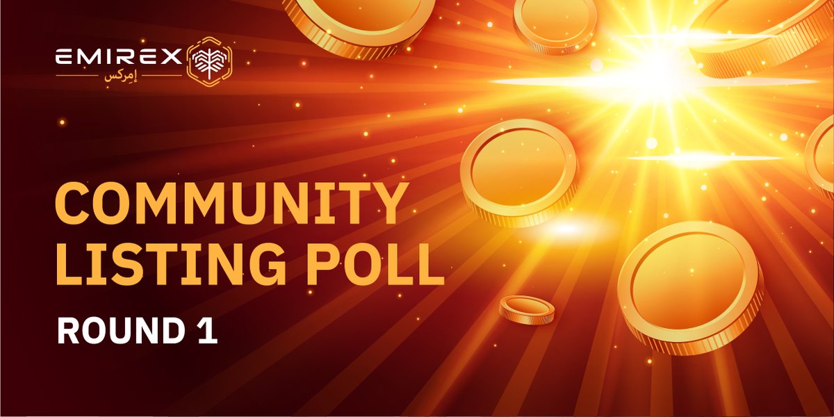 Community Listing Voting🔥

Tag your favourite project in comments!

4 projects with the most active community will participate in Round 2 and compete for a FREE listing on Emirex!👍

Round 2 will be announced on 10th September🙌

#listing #trading #exchange #community #crypto