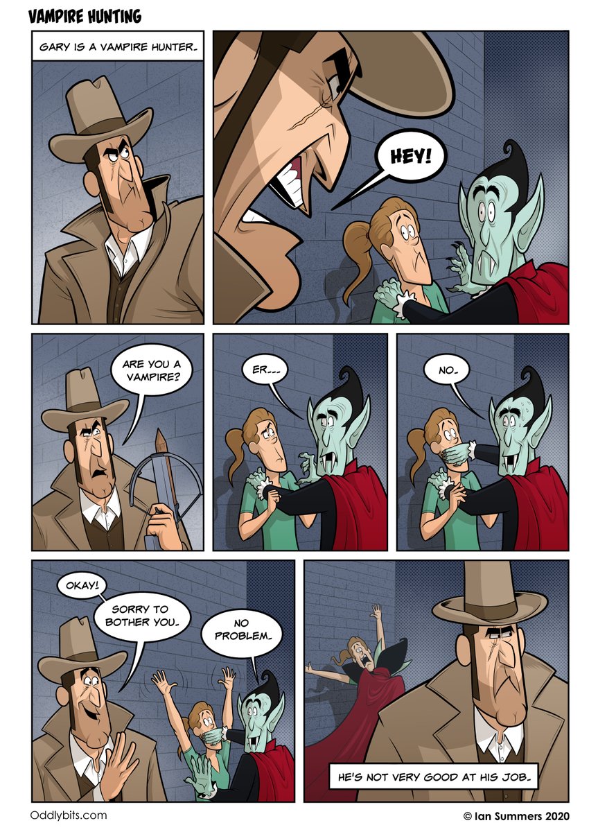 IanSummersart's tweet photo. I said you'd be able to read this page real soon and here it is. Gary was a fun character to draw! More pages and info about my comic are coming so stay tuned. #comics #makingcomics https://t.co/432zErNwpZ