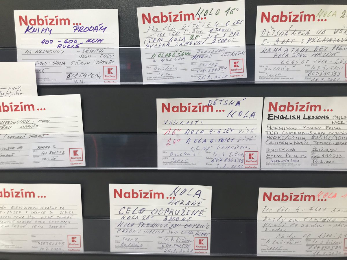 Pepa z Balkánu prodává kola. S převody i bez nich, 16-26”. V Kauflandu má 8 inzerátů. Asi nějaký velkoobchod se zánovními bicykly...