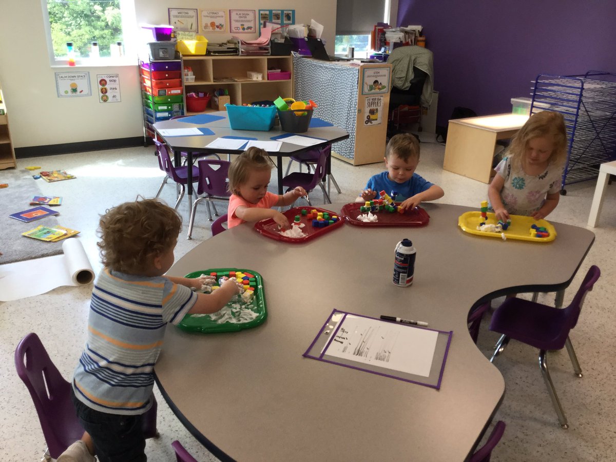 Building with shapes and shaving cream