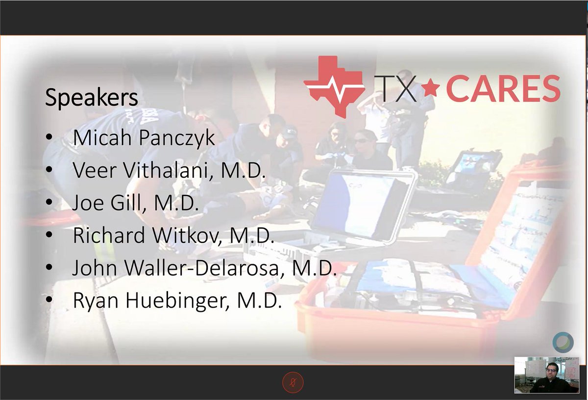 Honored to participate in Grand Rounds with @McGovernMedEM &amp; <a href="/DallasEMed/">UTSW EM</a> along with colleagues from the Texas <a href="/CARESRegistry/">Cardiac Arrest Registry to Enhance Survival (CARES</a> program. Discussing the important of Telephone-CPR and other Resuscitation initiatives @FortWorthEM