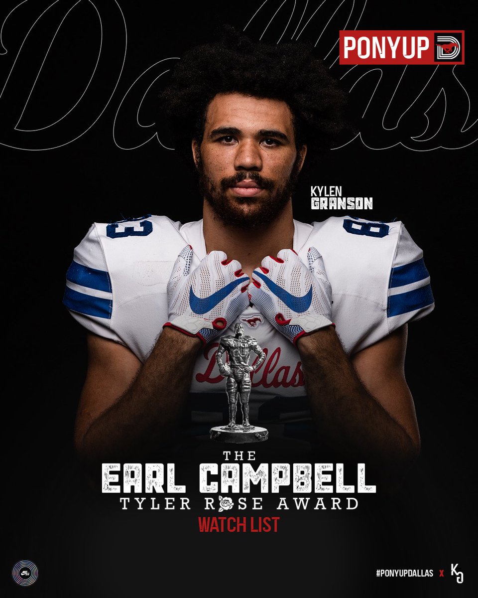 SMUFB's tweet photo. Born and raised and recognized as top offensive talent from THE state. 

🌹➡️ @BGShaneBuechele, @theKCG18, @TheKingReggie
 
@CampbellAward I #PonyUpDallas https://t.co/2PI16v2nEj