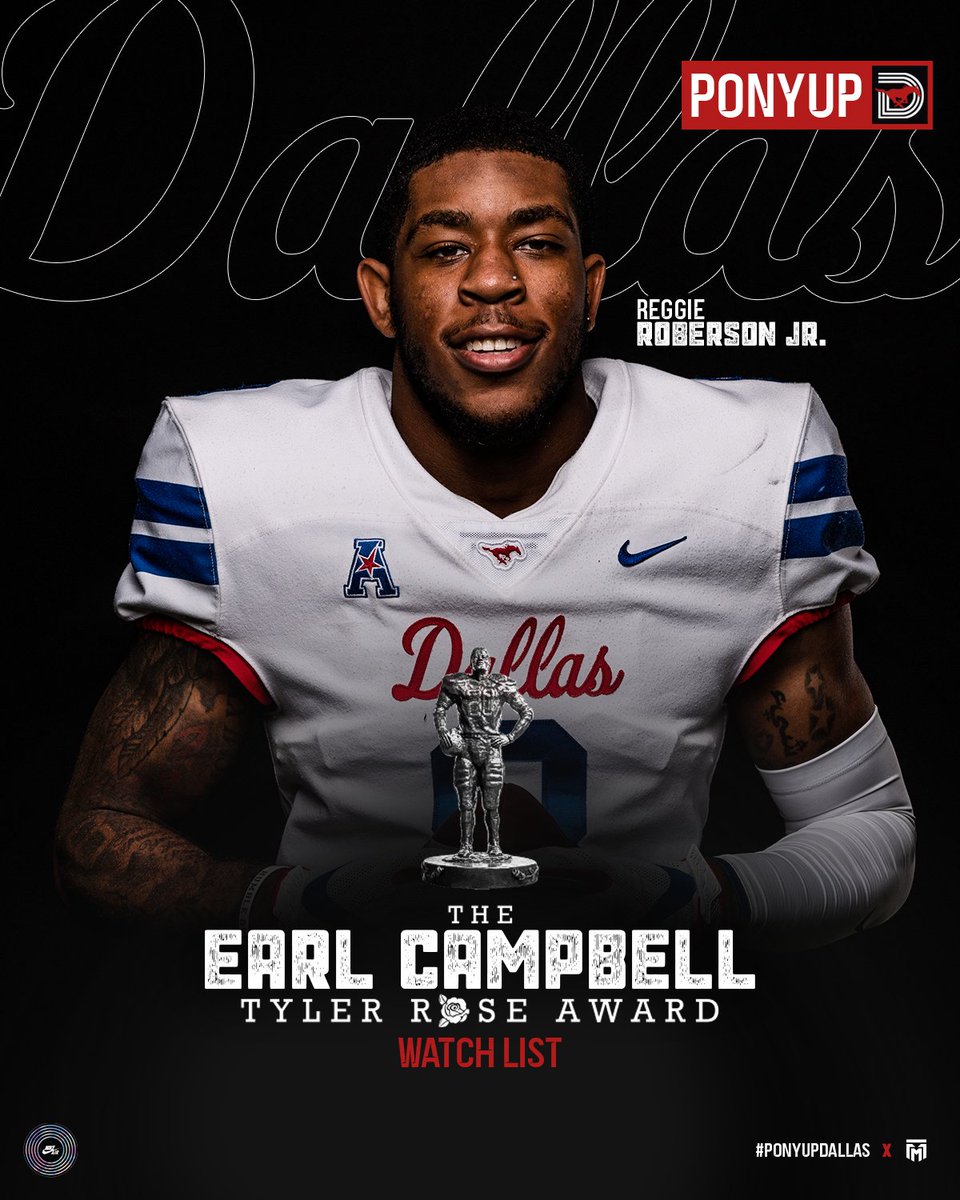 SMUFB's tweet photo. Born and raised and recognized as top offensive talent from THE state. 

🌹➡️ @BGShaneBuechele, @theKCG18, @TheKingReggie
 
@CampbellAward I #PonyUpDallas https://t.co/2PI16v2nEj