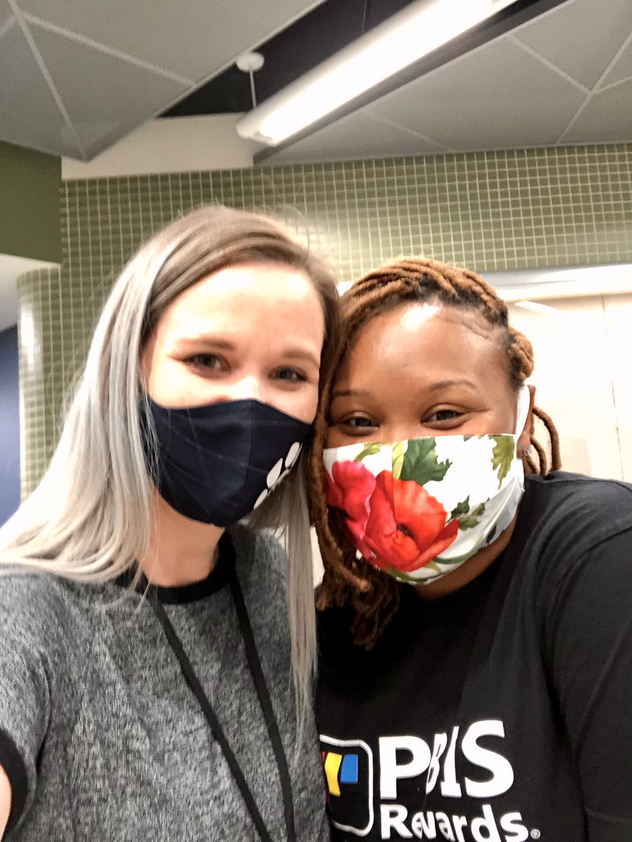 CPESFerguson's tweet photo. Chasitee and I finally ran into each other after a busy week of preparing for students. I’m so thankful to start a new school together this year. #cpeswildcats #newbeginnings #happycampers #cpespride https://t.co/d8gJBRAMmy