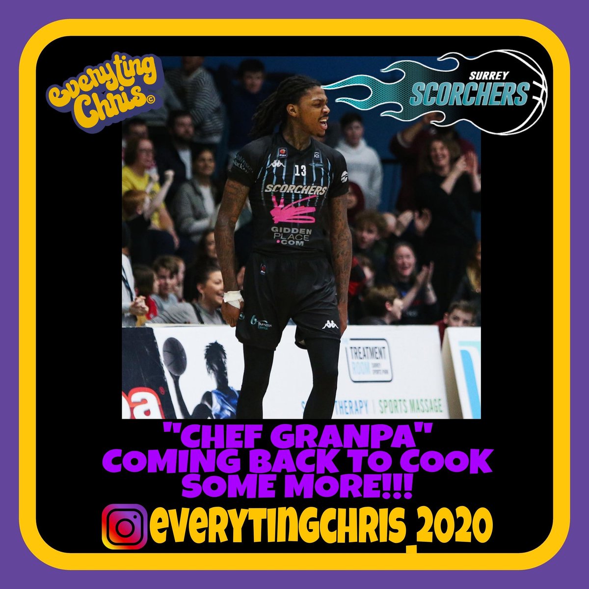 ChrisEveryting's tweet photo. "CHEF GRANDPA"@grandpa.zig about to cook again for another season with @scorchersbasketball heat π¨πΏβπ³π₯
:
:
#levicook #bblbasketball #everytingchris #basketball #britishbasketball #talking #livetalks #amazingjourney #scorer #wingplayer #athletic #surreybasketball #surreyscorchers https://t.co/xH9kfTGRn4
