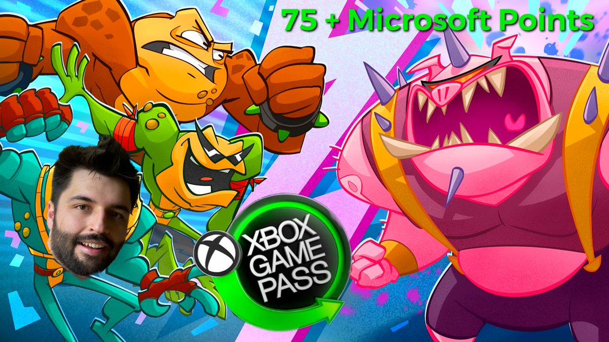 RichieRichLabs's tweet photo. You know you wanted a new #battletoads so get on #xboxgamepass and start playing it!
#endwaro7 #streamingliveacademy #xbox #fighting #microsoftpoints https://t.co/NLghFhQEBv