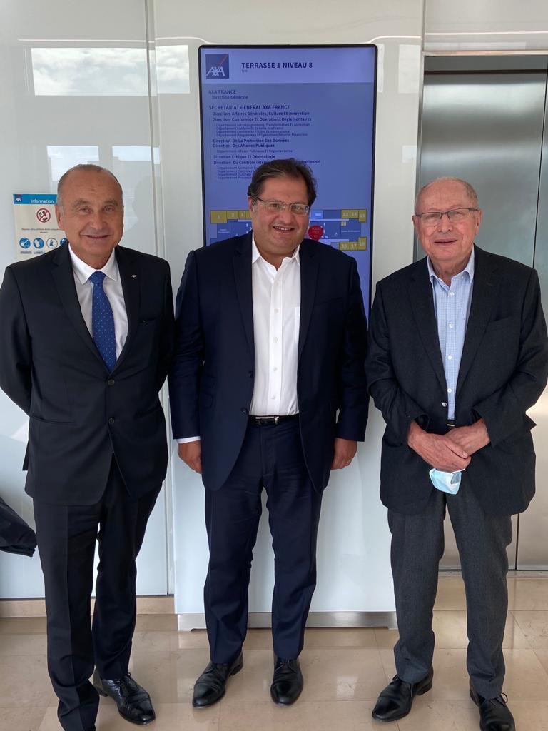 Echanges passionnants sur les perspectives de l’#assurance autour d’un déjeuner avec Jean Peyrelevade qui fut président de l’UAP de 1988 à 1993 accompagné d’un agent général <a href="/axa/">AXA</a> Marc Hanoun .