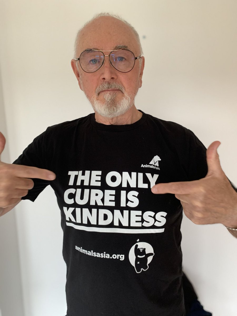 A T-shirt that says what I believe buy one animalsasiastore.co.uk support the great work of my fav charity on the planet ⁦<a href="/AnimalsAsia/">Animals Asia</a>⁩ help the wonderful moon bears the cats &amp; dogs &amp; all of ⁦<a href="/moonbearJill/">Jill Robinson</a>⁩ ‘s amazing team ⁦<a href="/AnimalsAsia/">Animals Asia</a>⁩ #TheOnlyCureisKindness