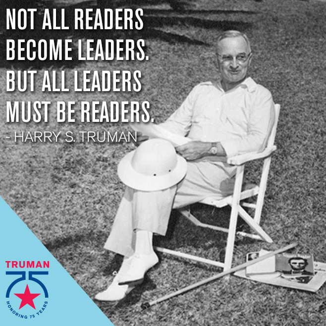 TrumanLibInst's tweet photo. TRU wisdom from the 33rd president.
#TRUleadership #Truman75 https://t.co/3Ni1U2yfSu