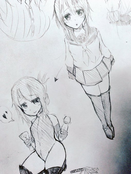 久々にアナログ落書き 