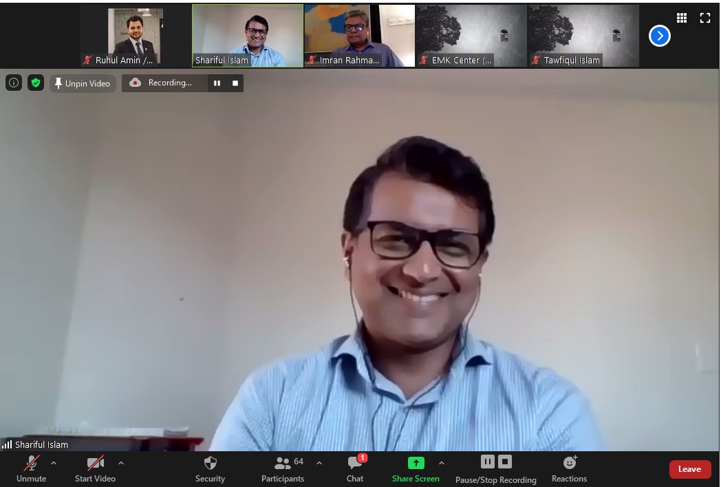 EMKCenter's tweet photo. @educationusa of the @EMKCenter invited Mr. Ganesh, , Professor Imran Rahman & Mr. Shariful Islam to explore possible measures to improve the current demand and supply gap between university and industry.
#EMKCenter #EducationUSA #Bangladesh #Future0fWork #EmployabilityMonth https://t.co/lWgkETlSUF