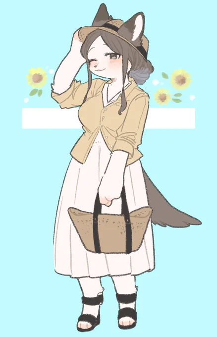 何気に1年周期で描いている包容力けもお姉さん 