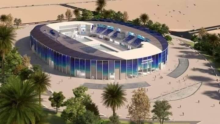  #SPORTS COMPLEX (NEW ADMINISTRATIVE CAPITAL), held on an area of 93 feddan and includes a football stadium complex with 4 pitches and smaller playgrounds; an area for group sports that includes volleyball courts; basketball courts; beach ball courts; multipurpose playgrounds...