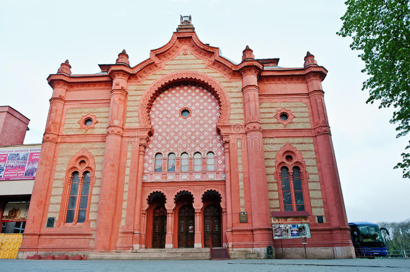 The Uzhgorod Synagogue was built in 1904 in Uzhhorod, Ukraine.It mixes Romantic, Moorish Revival & Byzantium Revival styles.Sadly, it's not been used as a Synagogue since WWII.