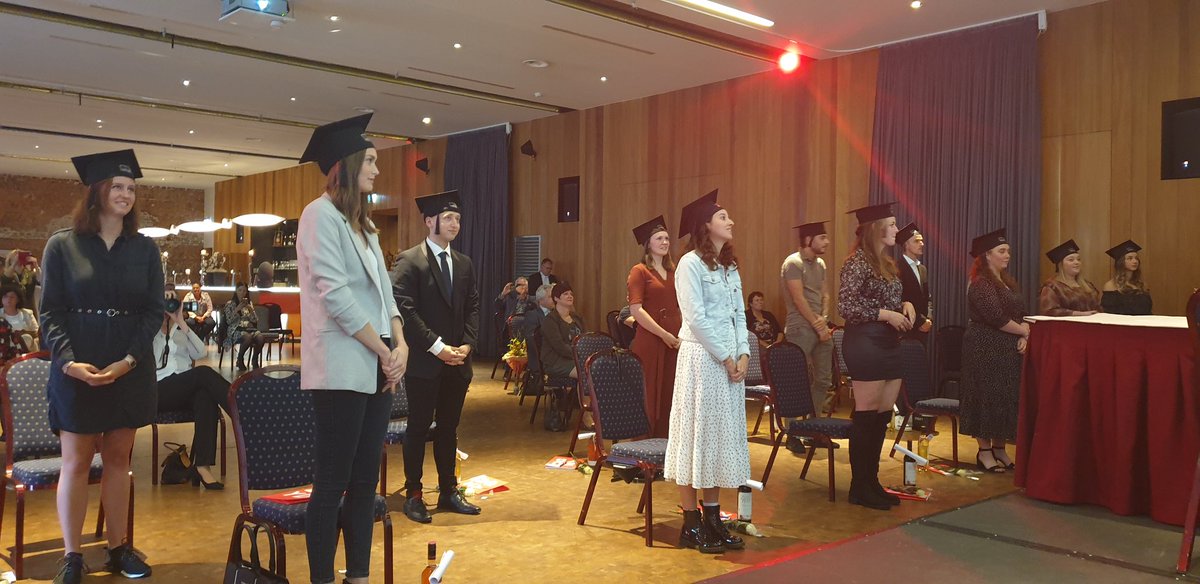 Vandaag op Zuyd Hogeschool diplomering ergotherapie. Welkom nieuwe collega's! De eed is afgelegd