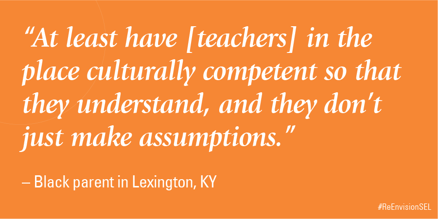 EdTrust's tweet photo. In focus groups across the country, we asked students &amp; families of color "Outside of learning academic subjects, what do students of color need to learn to be successful?" See what they had to say about how to #ReEnvisionSEL through an equity lens https://t.co/BEms9YgSNF https://t.co/KaOZttQcAi