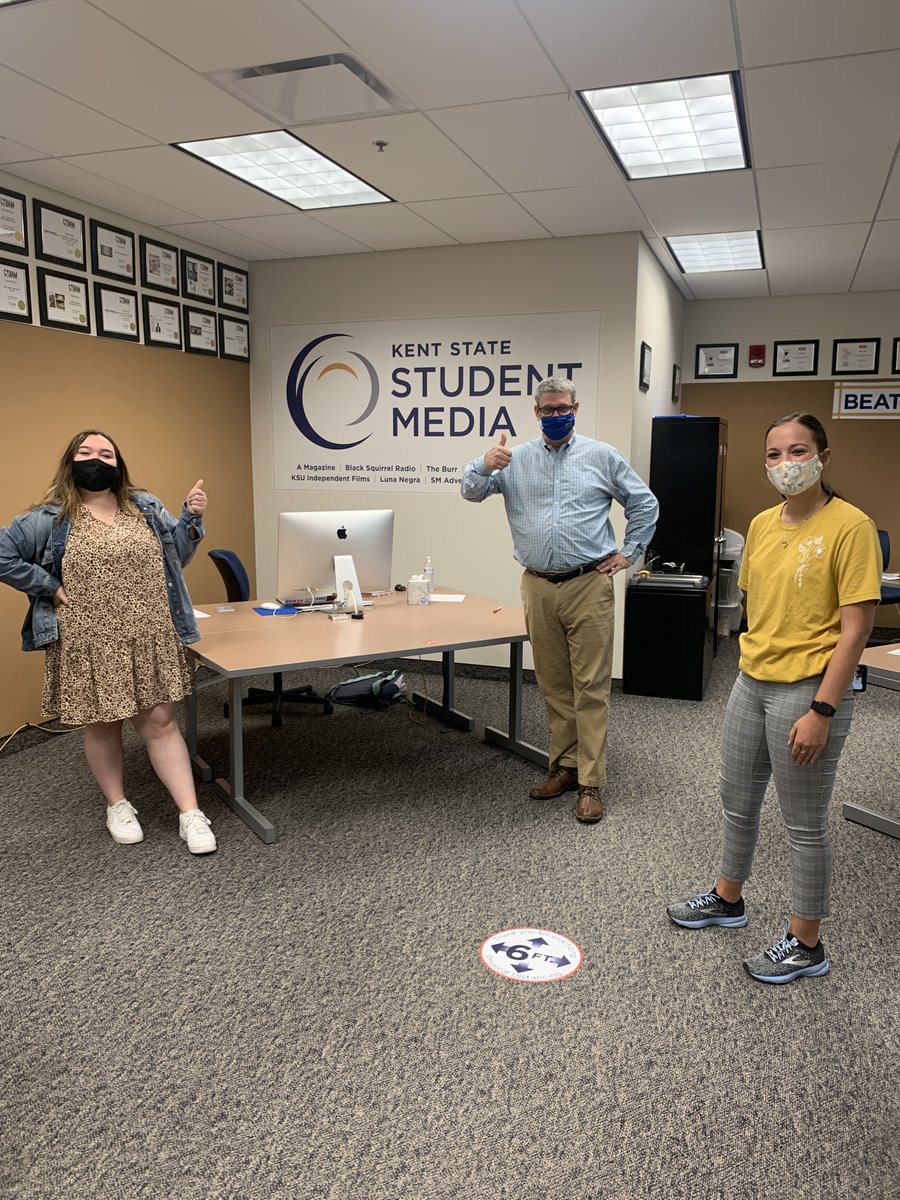 KentState_SM's tweet photo. Student Media and our Media Partners are committed to following the #FlashesSafeSeven principles, while upholding our mission to empower students, provide valued sources of journalism and information, and encourage excellence, diversity, innovation and collaboration! 💻 https://t.co/Cw7w5luaWV
