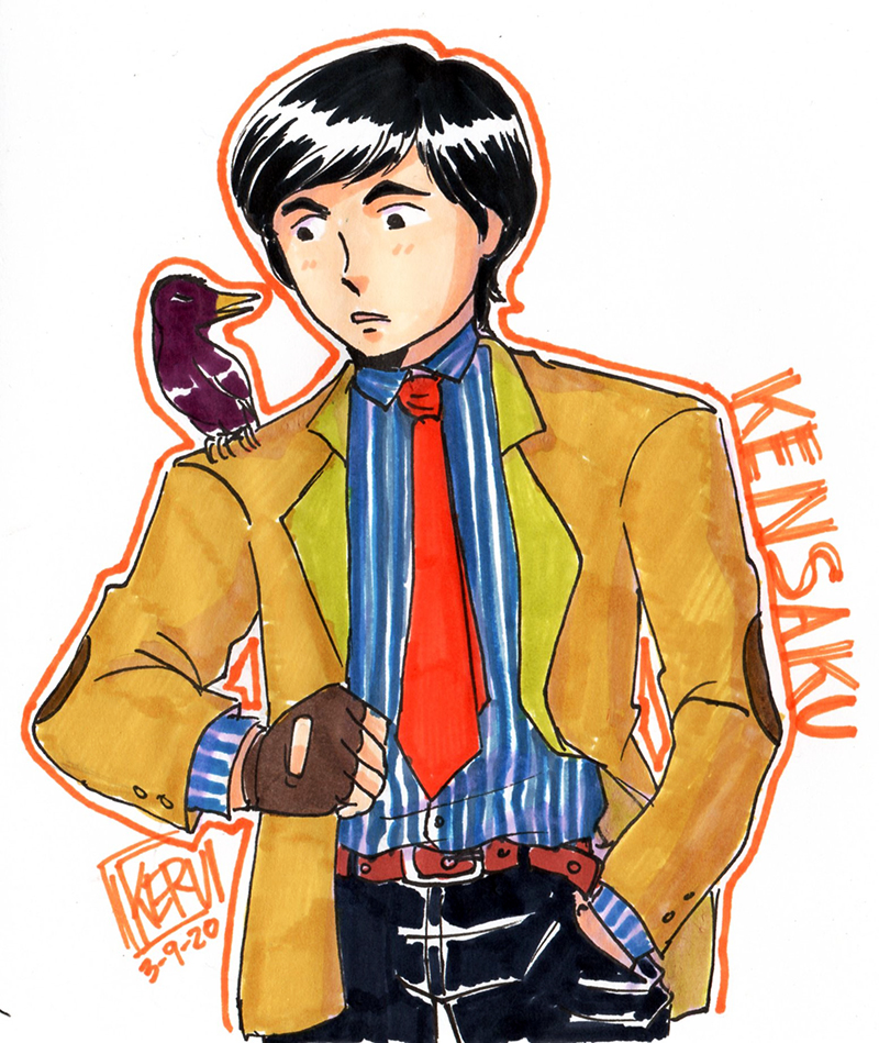 KERUdibuja's tweet photo. Day 03 Battle Fever J: Kenzaku. Had a crush on the guy while watching the series and i cried when he was out of it... definitely my fav. (must rewatch the series only for him)
#tokutember #tokutember2020 #battlefeverj #battlecossack #Kenzakushiraishi https://t.co/Wi287aJhSx