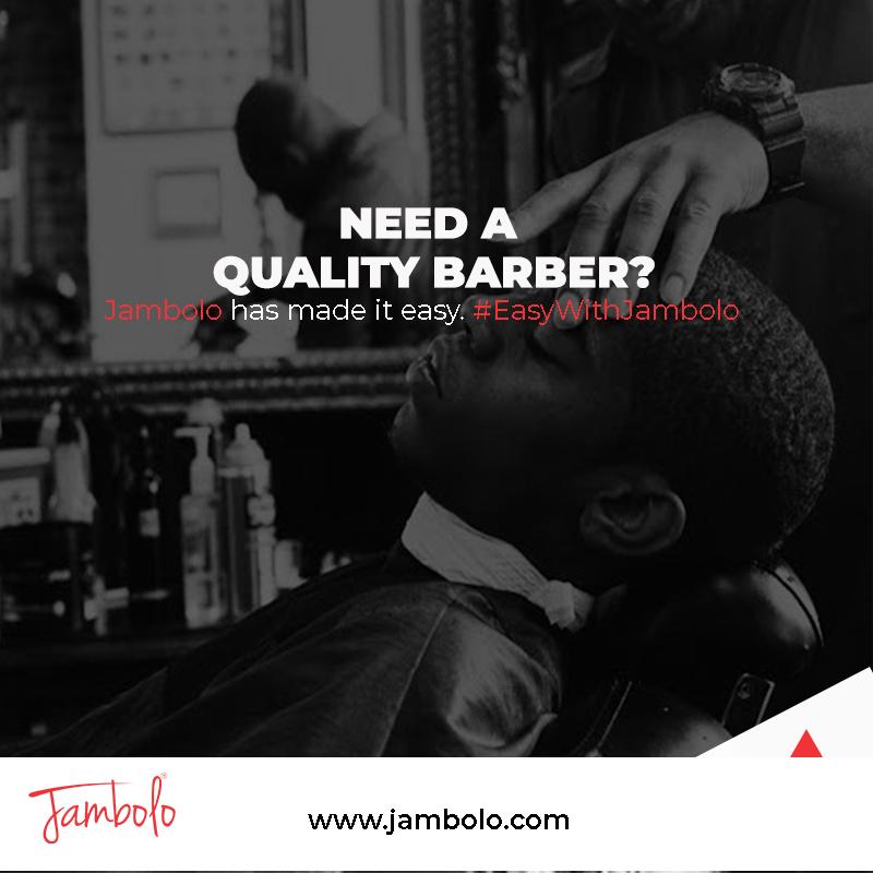 Joshibirogba's tweet photo. My guys, that barber that has been disappointing you can be replaced and you don't need to worry about disappointments when you visit https://t.co/BJ0CDLN09S to get a Barber, service delivery is 💯 top notch! 
 
#EasyDoestIt
#EasyWithJambolo https://t.co/Xa5WFkgkte