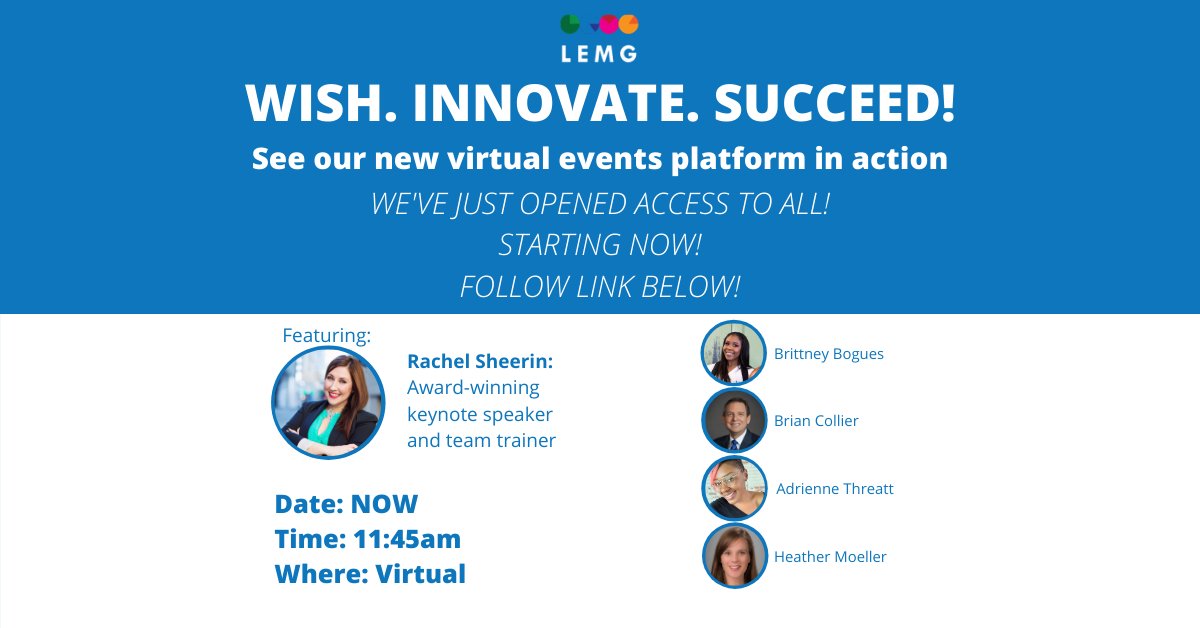 Our product launch event is starting now and we've opened up access to all. Join now for free here:

demo.liveeventsmg.com