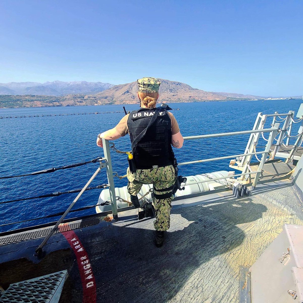 MarthaLafaye's tweet photo. Souda Bay, Greece 🌍⚓️🇬🇷 #CoronaCruise #Deployment2020 https://t.co/zDlRqrbf8d