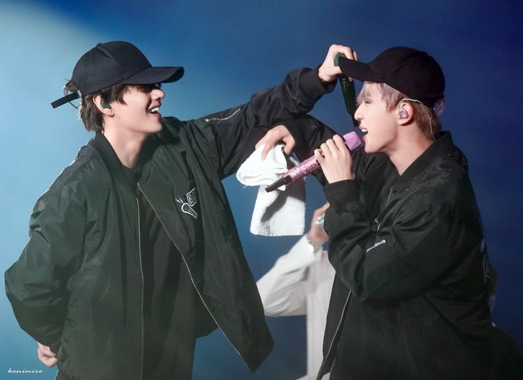of course, the iconic duo.. taejin