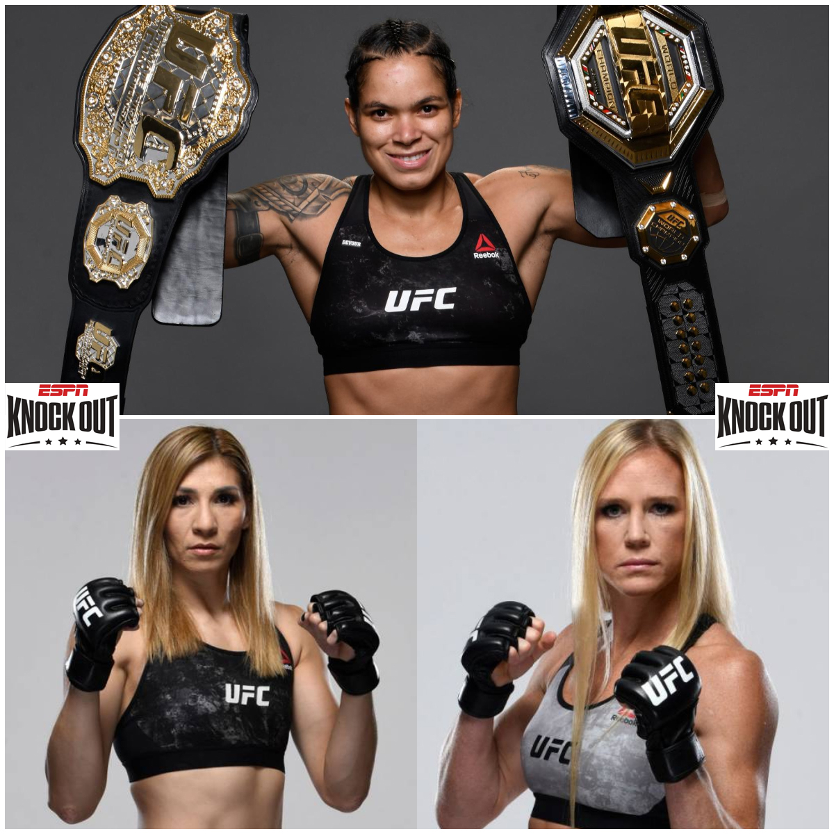 ESPNKnockOut's tweet photo. 🚨 Dana White ha declarado que si la mexicana Irene Aldana 🇲🇽 derrota a Holly Holm es altamente probable que sea la próxima retadora al Título Mundial 🏆 #UFC del peso gallo que ostenta Amanda Nunes 🦁 

(Info vía @CCLegaspi &amp; @UFCEspanol ) https://t.co/sEc20b3TZ5
