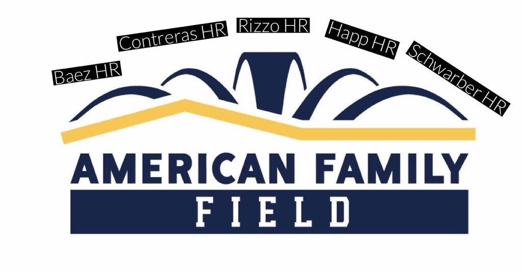 DOM_Frederic's tweet photo. the brewers new field logo is literally displaying cubs homeruns, jesus christ milwaukee https://t.co/5NeKlkCCbu